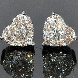 925 sterling silver gorgeous cubic zirconia diamond earrings